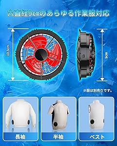 空調作業服用 ファンバッテリーセット【12V高出力＆30000mAh大容量】 Amazon.co.jp: [THEKU] 空調作業服用 ファンバッテリーセット
